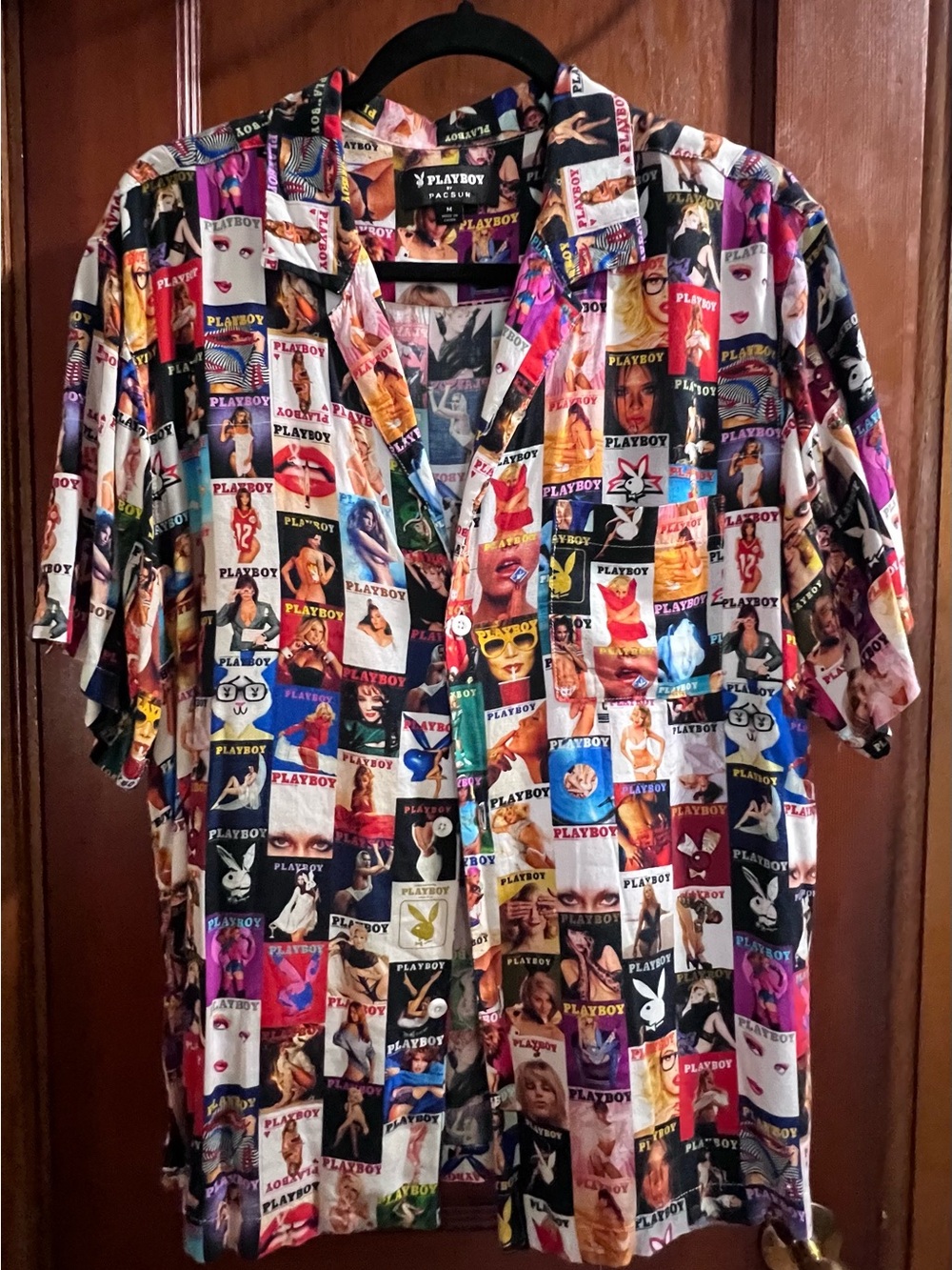 Playboy by Pacsun Short-Sleeve Button-Up Shirt